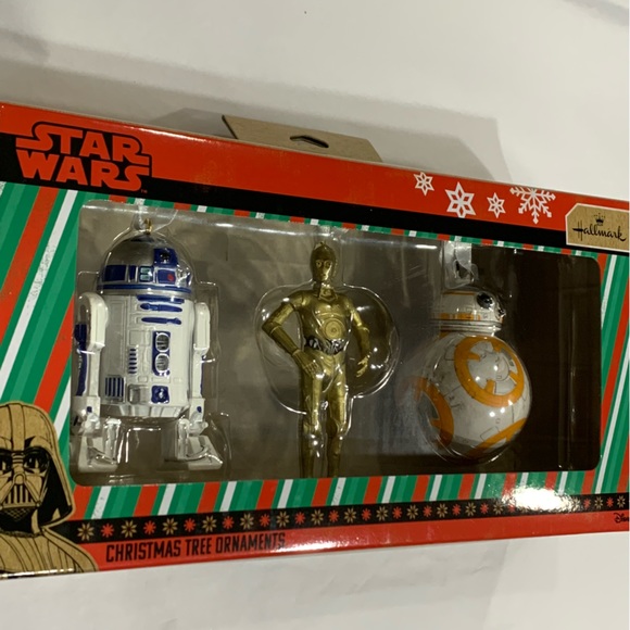 HALLMARK DISNEY STAR WARS DROID ORNAMENTS - SET OF 3! - Picture 8 of 12